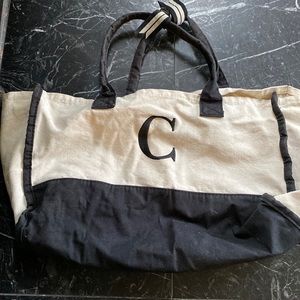 Tote Bag with C from Amazon